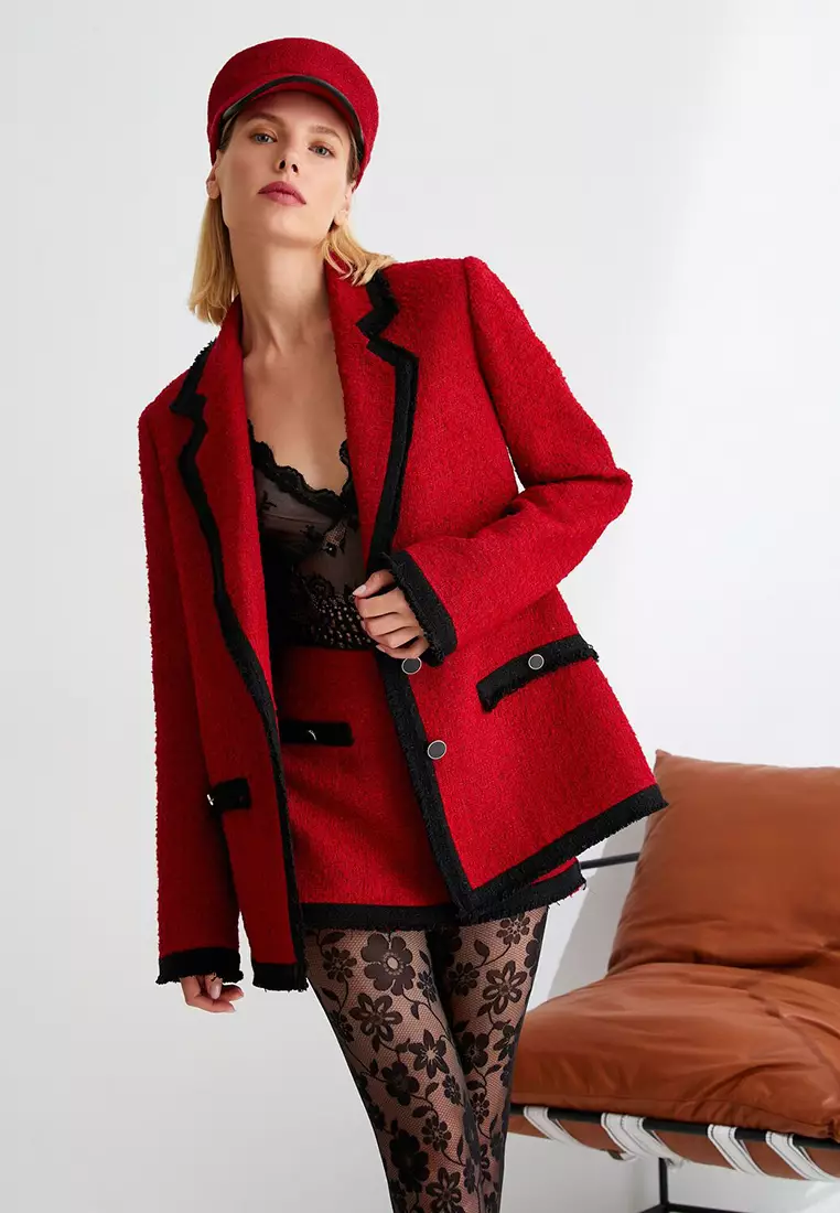 Tweed Blazer Jacket