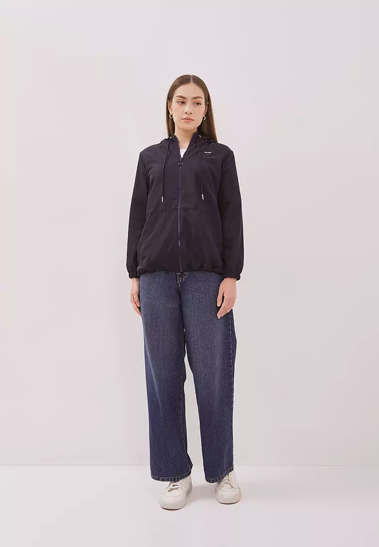 DUST Jaket Parasut Arla Dark Blue (D.56181)