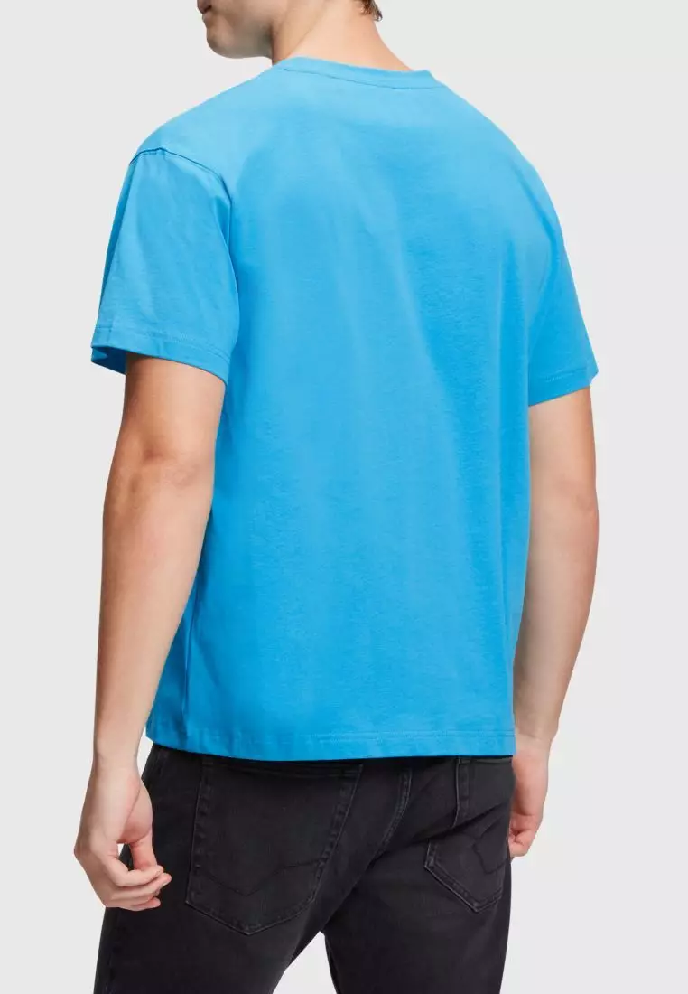Buy ESPRIT ESPRIT Matte shine logo applique t-shirt Online | ZALORA Malaysia