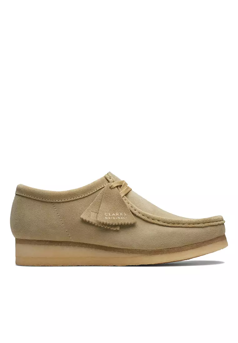Buy CLARKS Mens Wallabee Shoes Maple Suede 2025 Online ZALORA