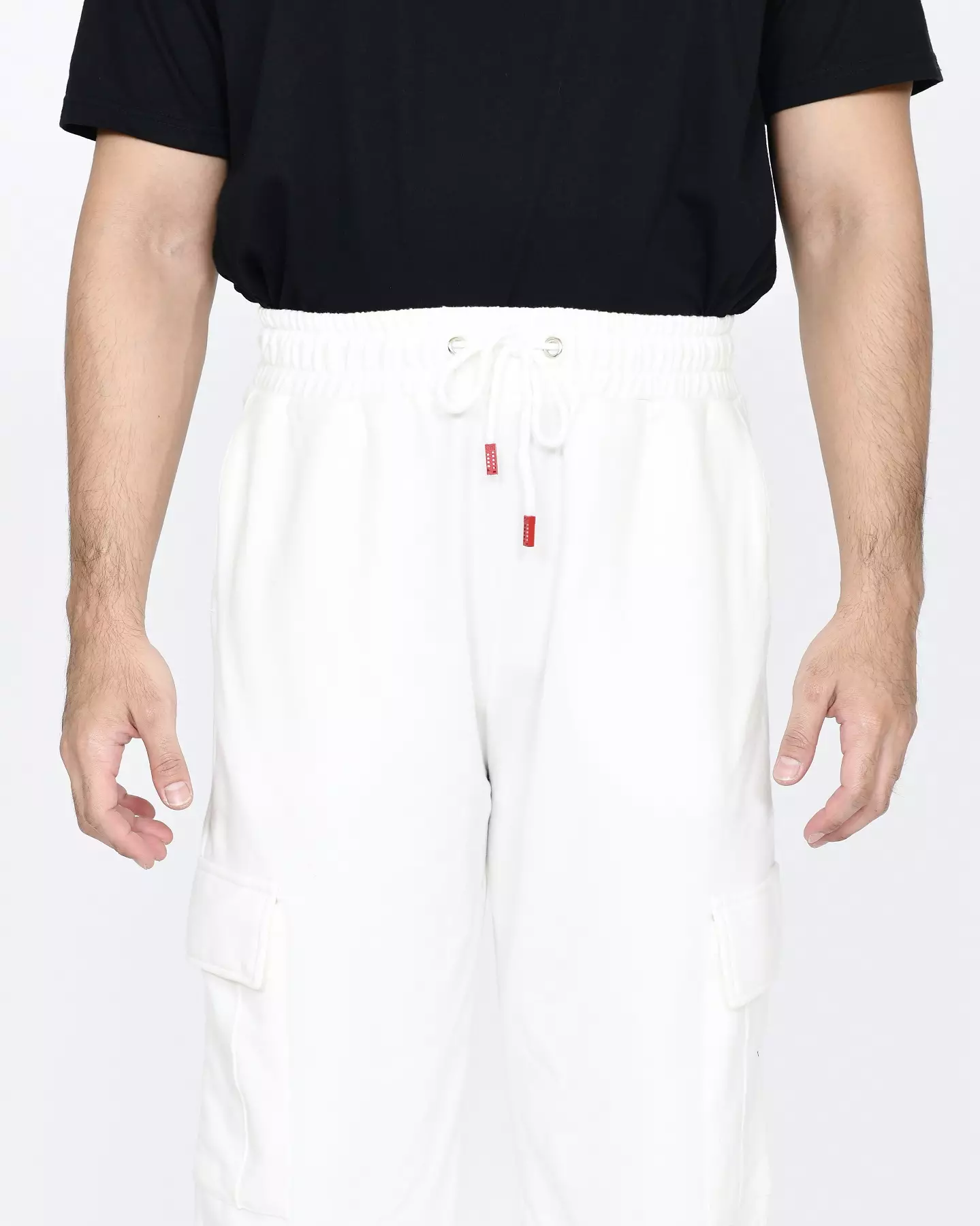 Celana Panjang Pria - Sporty Cargo Pants PUTIH