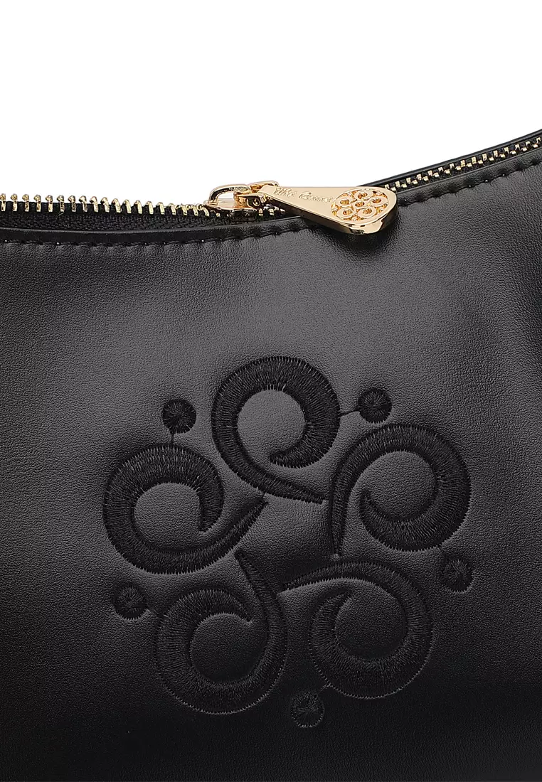 Women's Top Handle Bag / Sling Bag / Shoulder Bag - Black