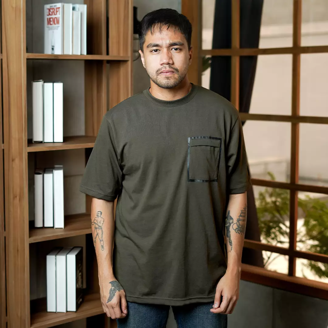 MATSUDA Kaos Oversize 20s Polos Pocket Obihiro