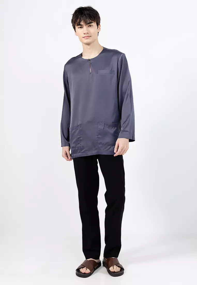 JASPAR Signature Teluk Belanga Kurta Top