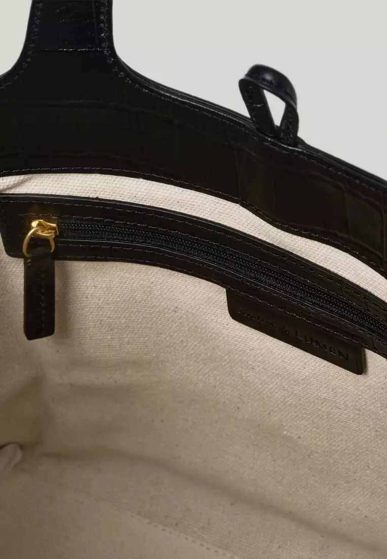 Panier Tote Bag - Pattern Black