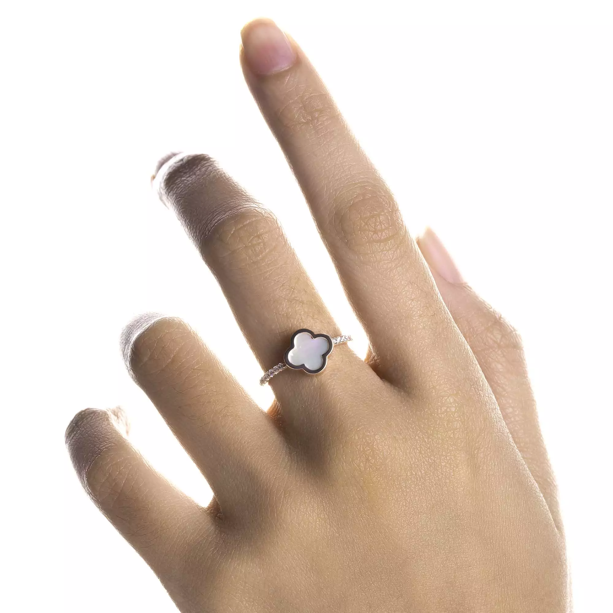 Cincin Emas 8k - Astrid Gold Ring - Evelina Collection - Juene Jewelry