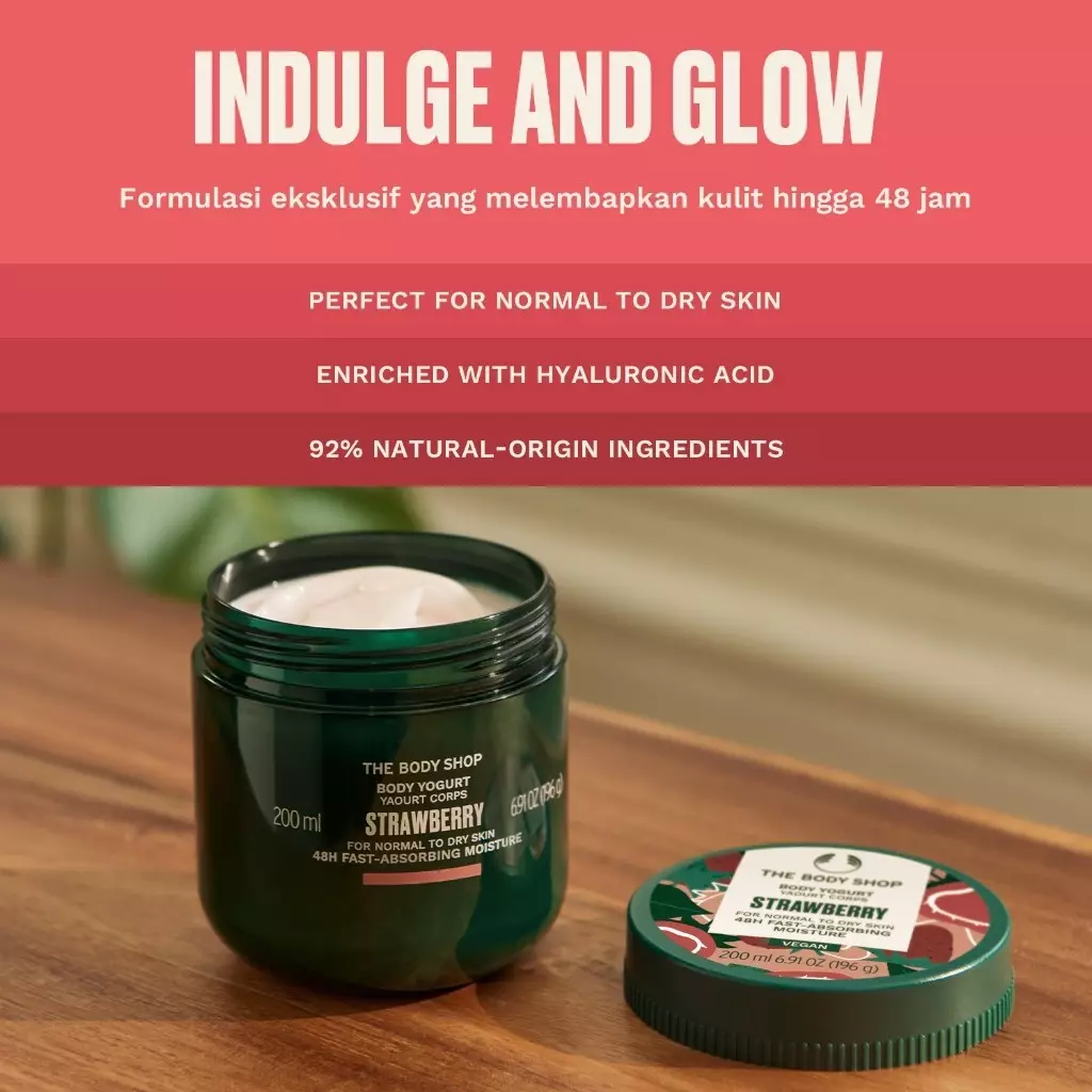 Strawberry Body Yogurt 200ml