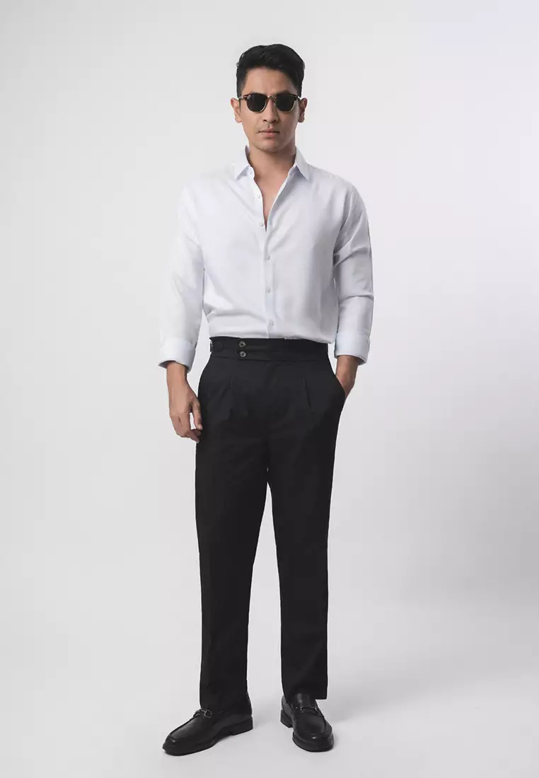 Viscose Ultra White Casual Shirt