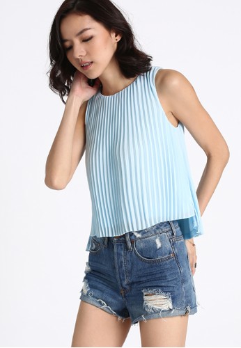 Toccara Pleated Top