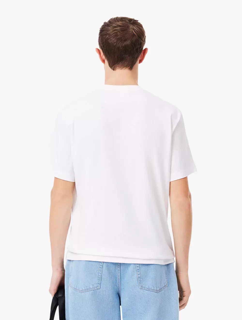 Cotton T-Shirt With Breast Pocket - White