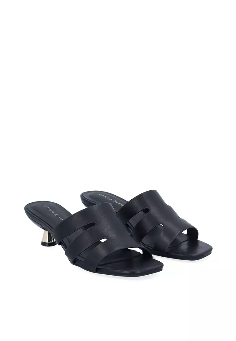 Black Nina Strappy Sandals