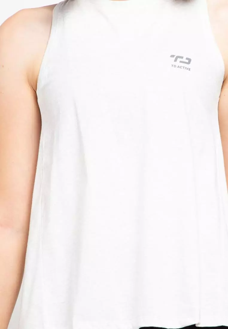 TD Active LS059 YB2 Yoga Sleeveless Light grey