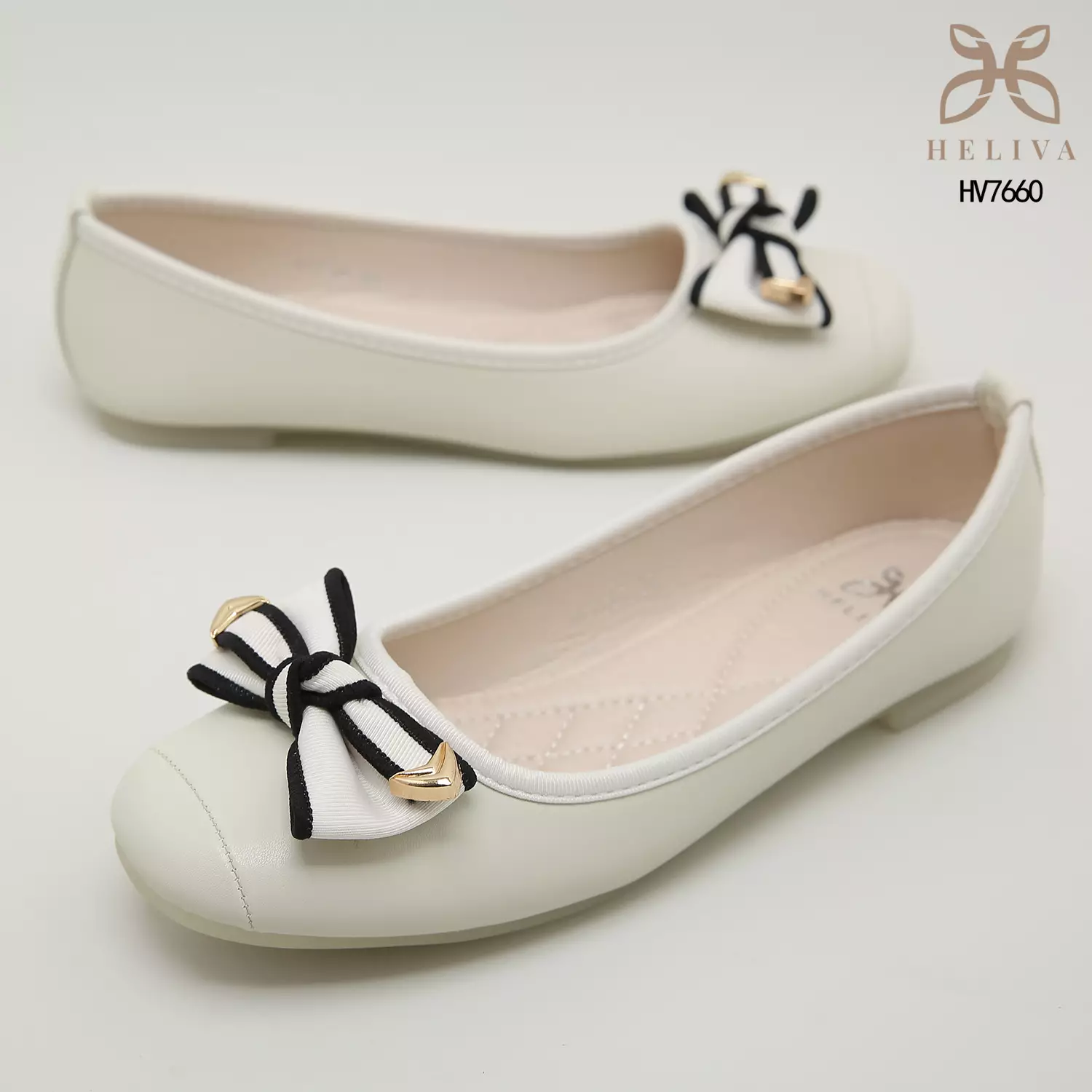 Heliva Zola Sepatu Loafers Slip On Aksesoris Pita Sol 1cm HV7660