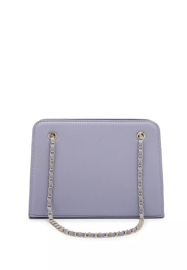 Women's Top Handle Bag / Sling Bag / Crossbody Bag - Purple