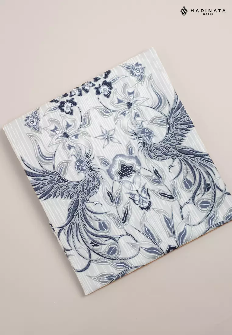 Hadinata Batik Premium Kain Katun Superfine Andaru White