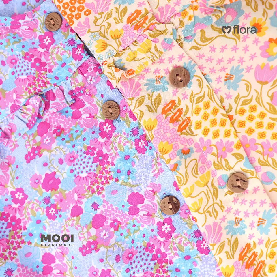 Mooi Atasan Anak Perempuan Elody Top - Yellow