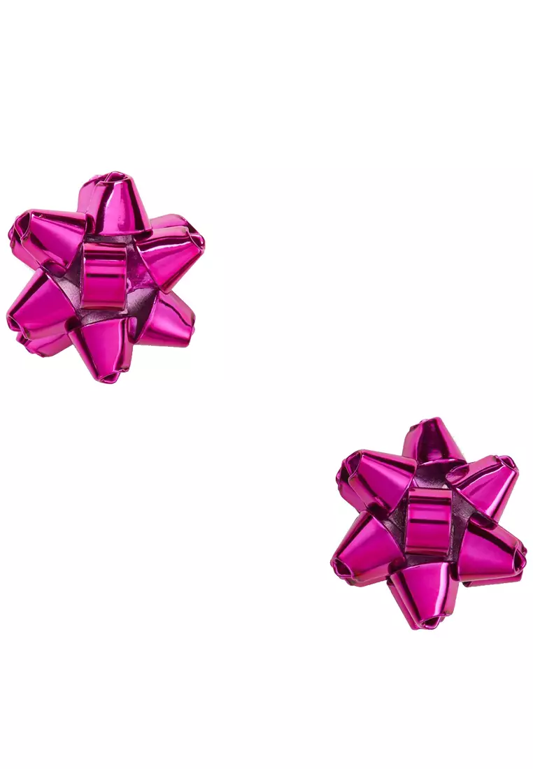 Kate spade red bow earrings sale