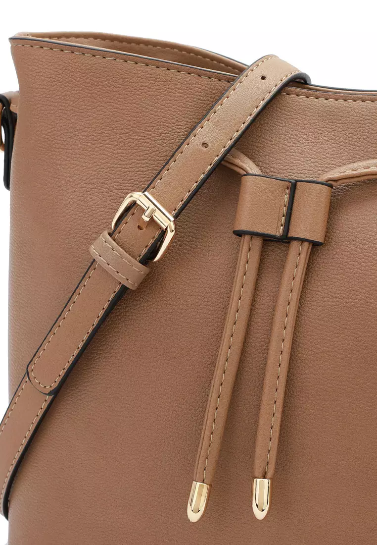 Women's Bucket Bag / Shoulder Bag / Sling Bag / Crossbody Bag - Brown