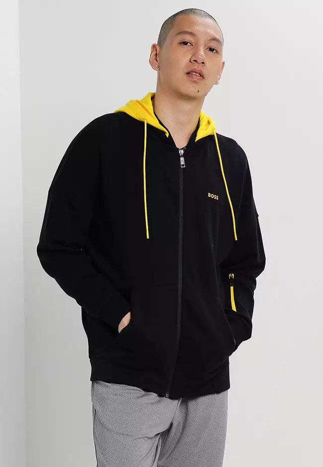 Boss Unisex Relaxed-Fit Hoodie - White