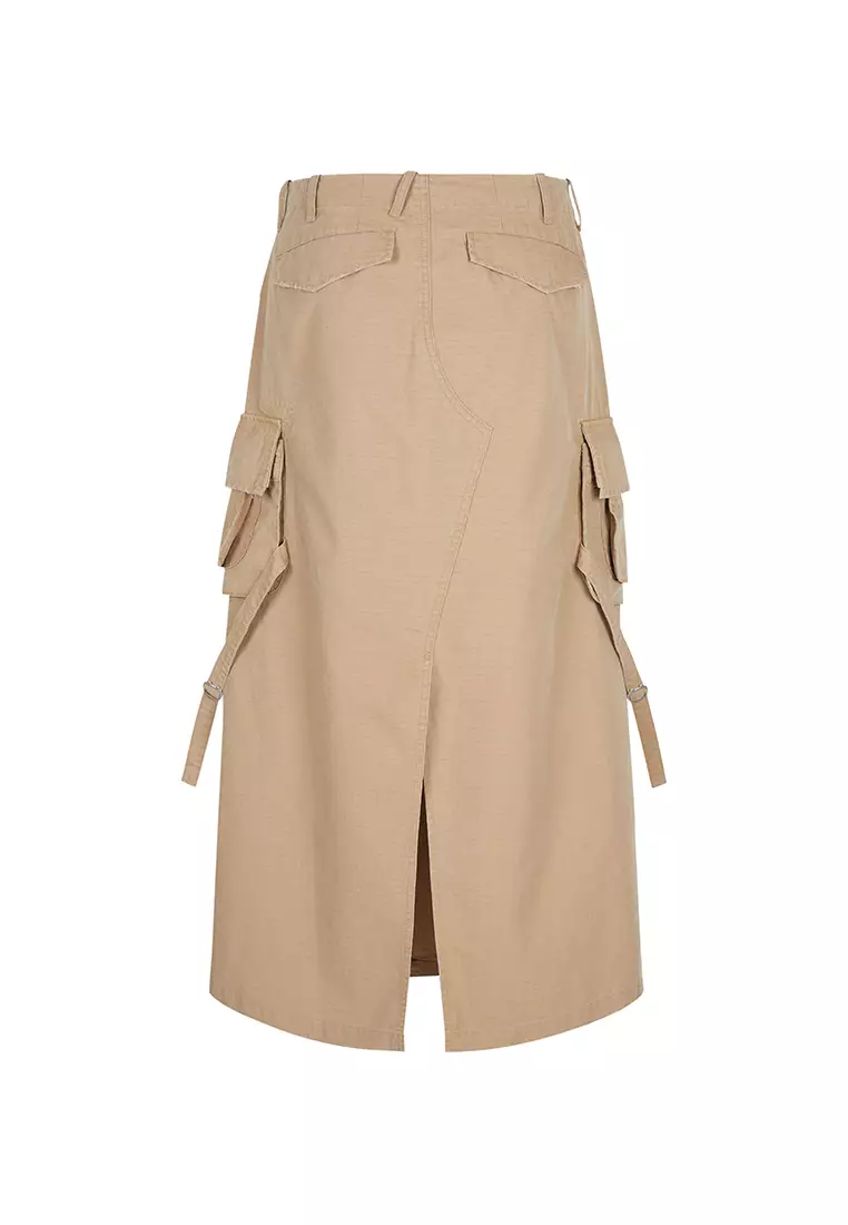 Long waist skirt with laces