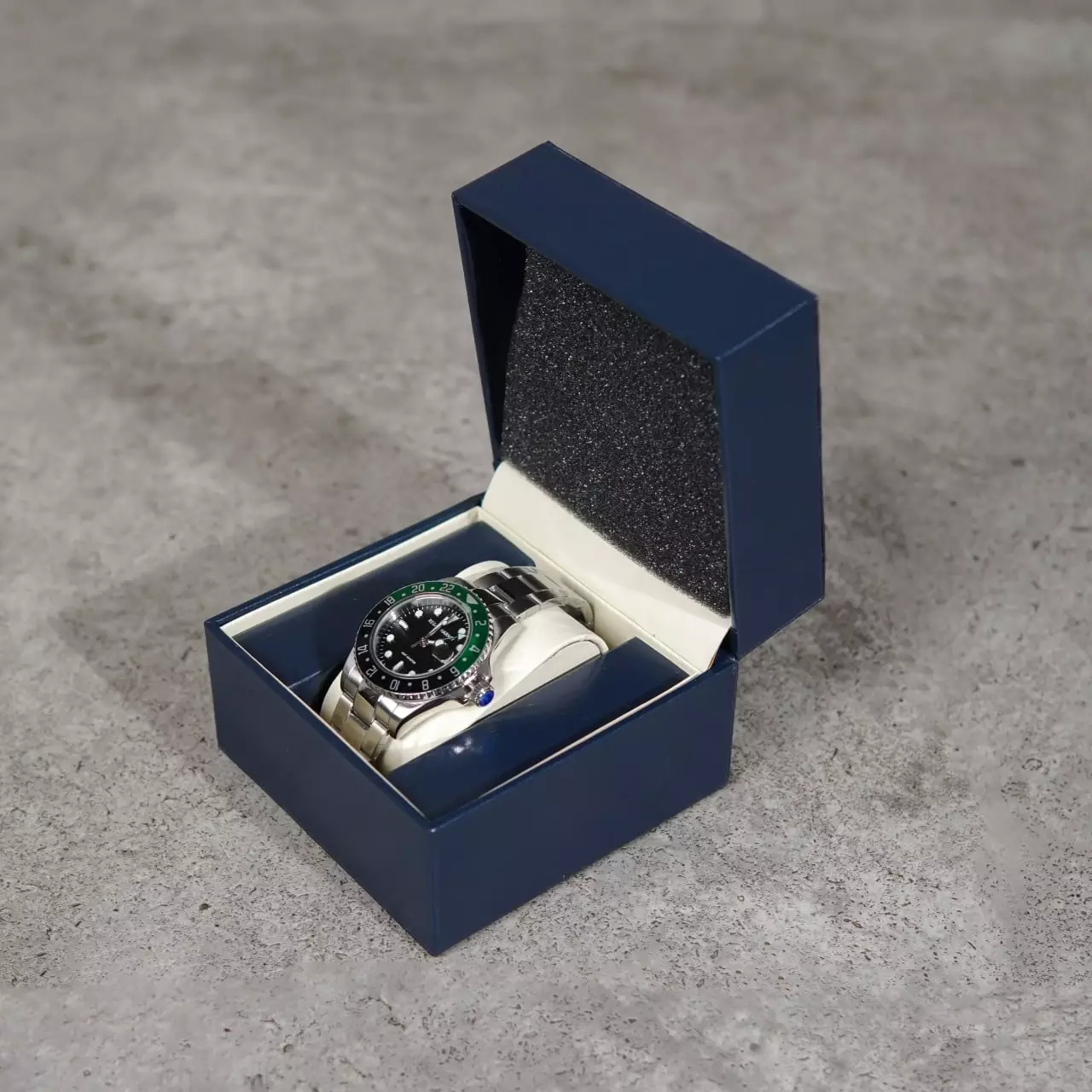 Jam Tangan REGAN HARNEY RH 009-02 GMT AVIATOR GREEN BLACK STAINLESS STEEL WATCH 100% ORIGINAL - OS