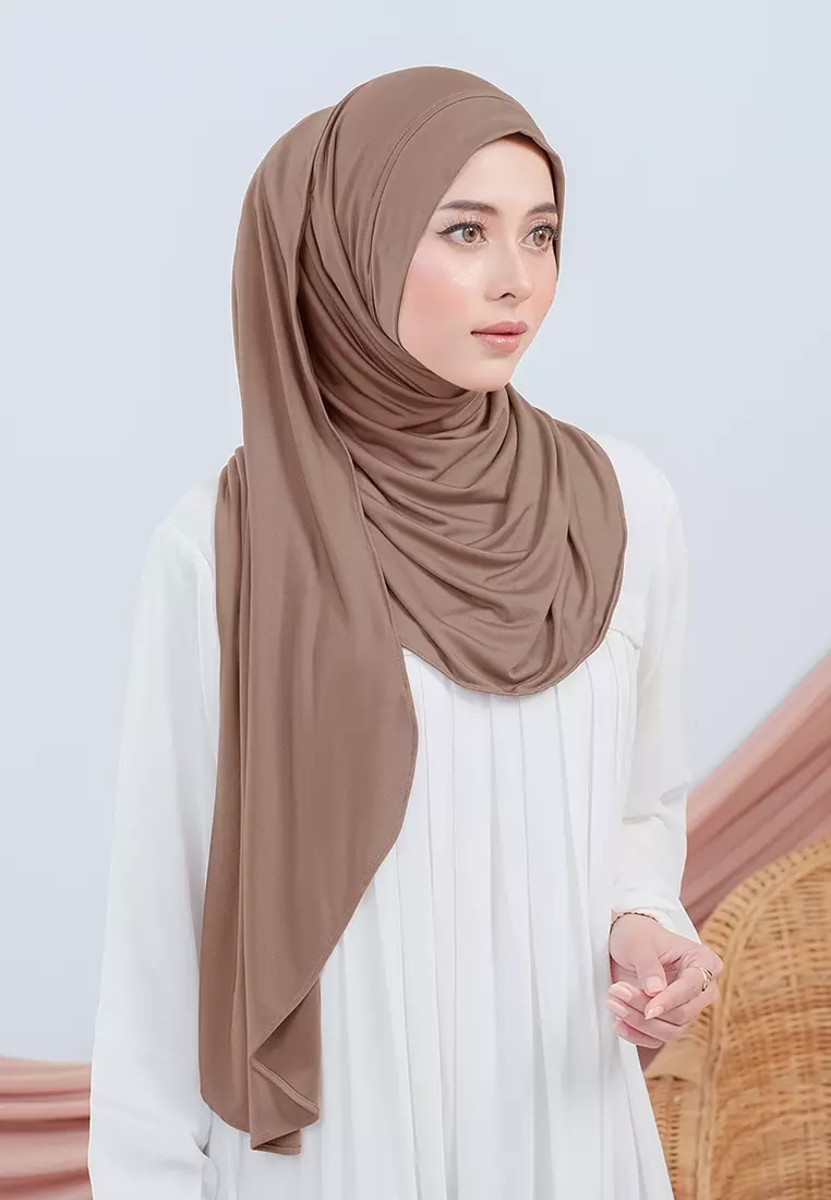 HIJAB INSTAN FAYZA - BROWN