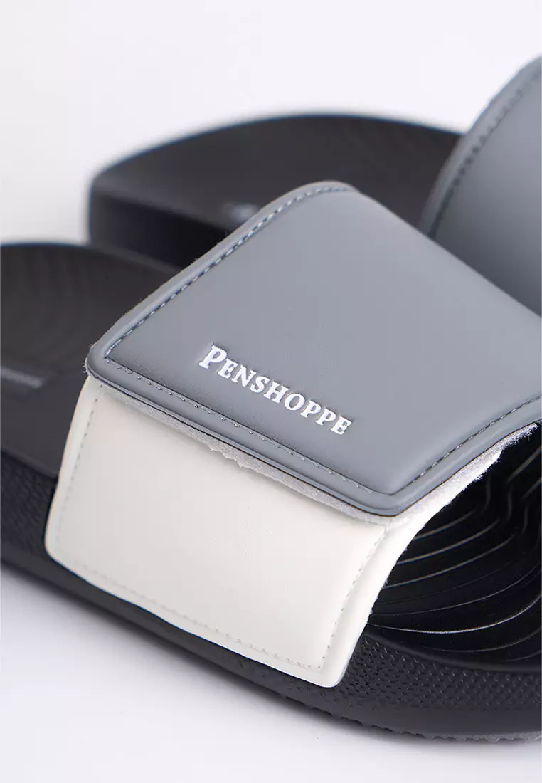Men's Two-Tone Soft Sole Slides
