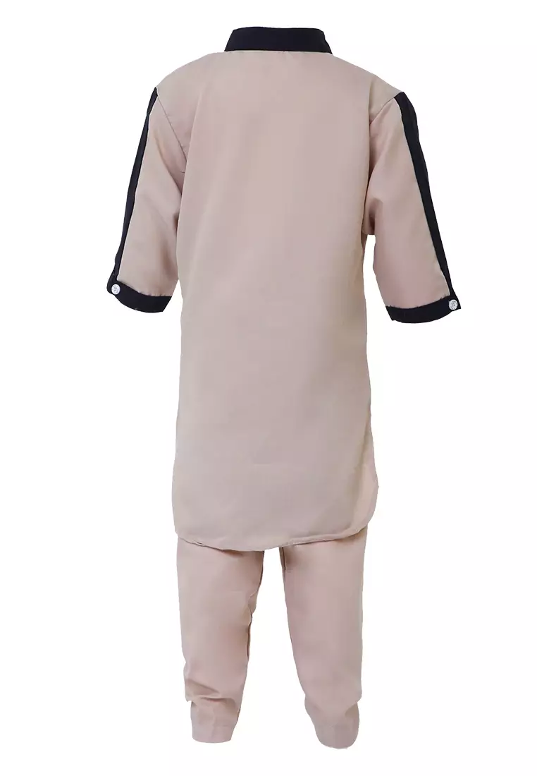 Jourell Setelan Koko Anak Laki-laki Lengan Panjang Motif Polos Childrens Shirt Material Cotton ORIGINAL - Coksu