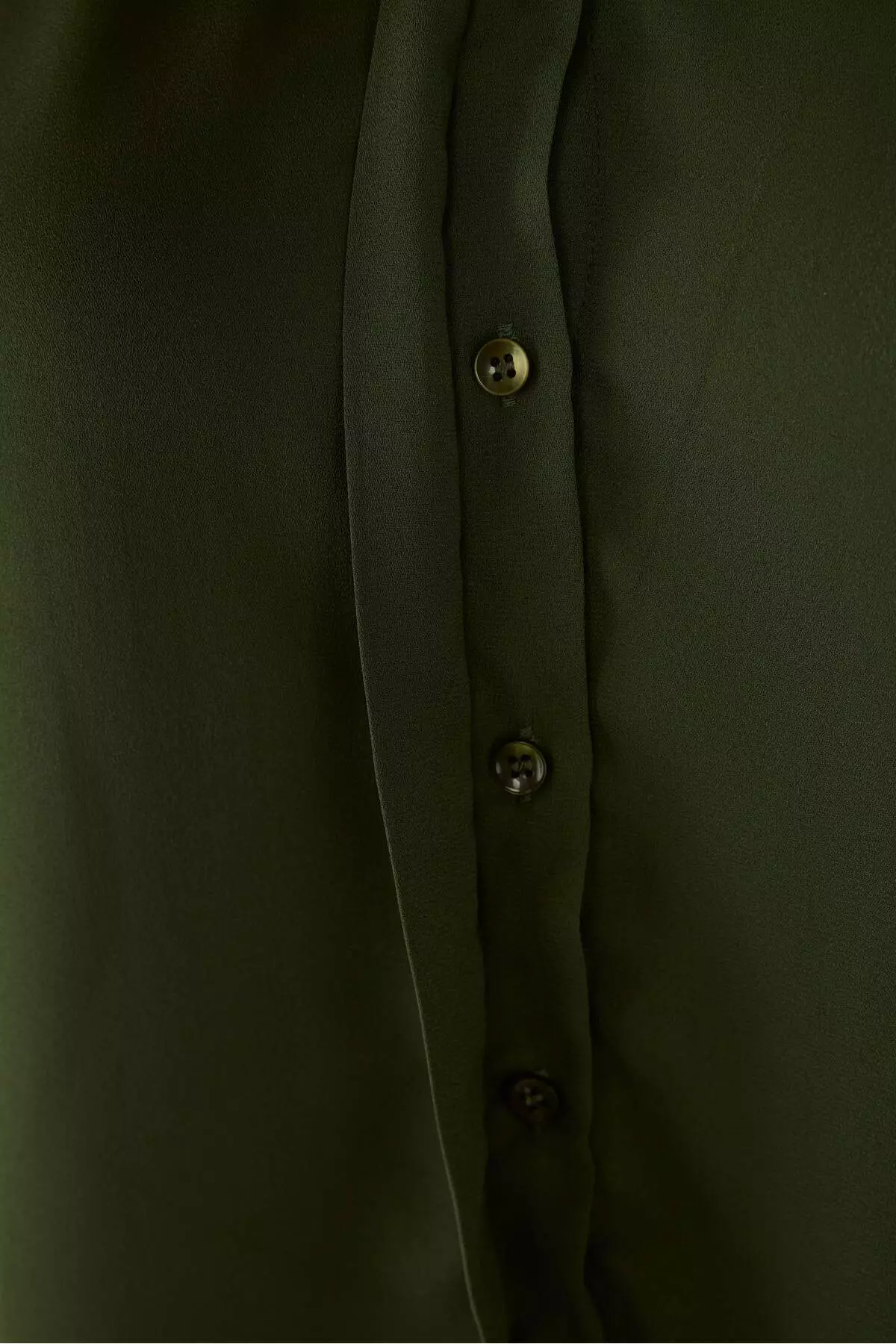 Khaki Long Sleeve Button Chiffon Woven Plus Size Shirt Tbbaw23Ax00004