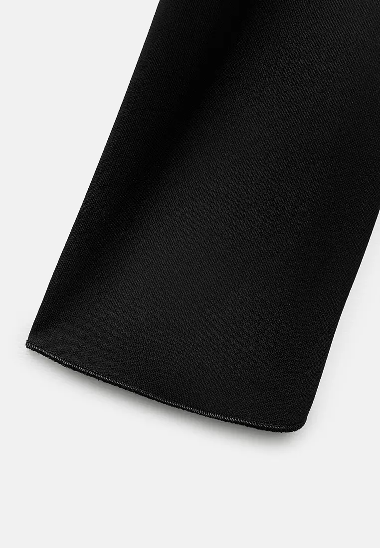 theredthread S loop drape tops 黒 black THEREDTHREAD / ザレッドスレッド】S draped sheer halter tops