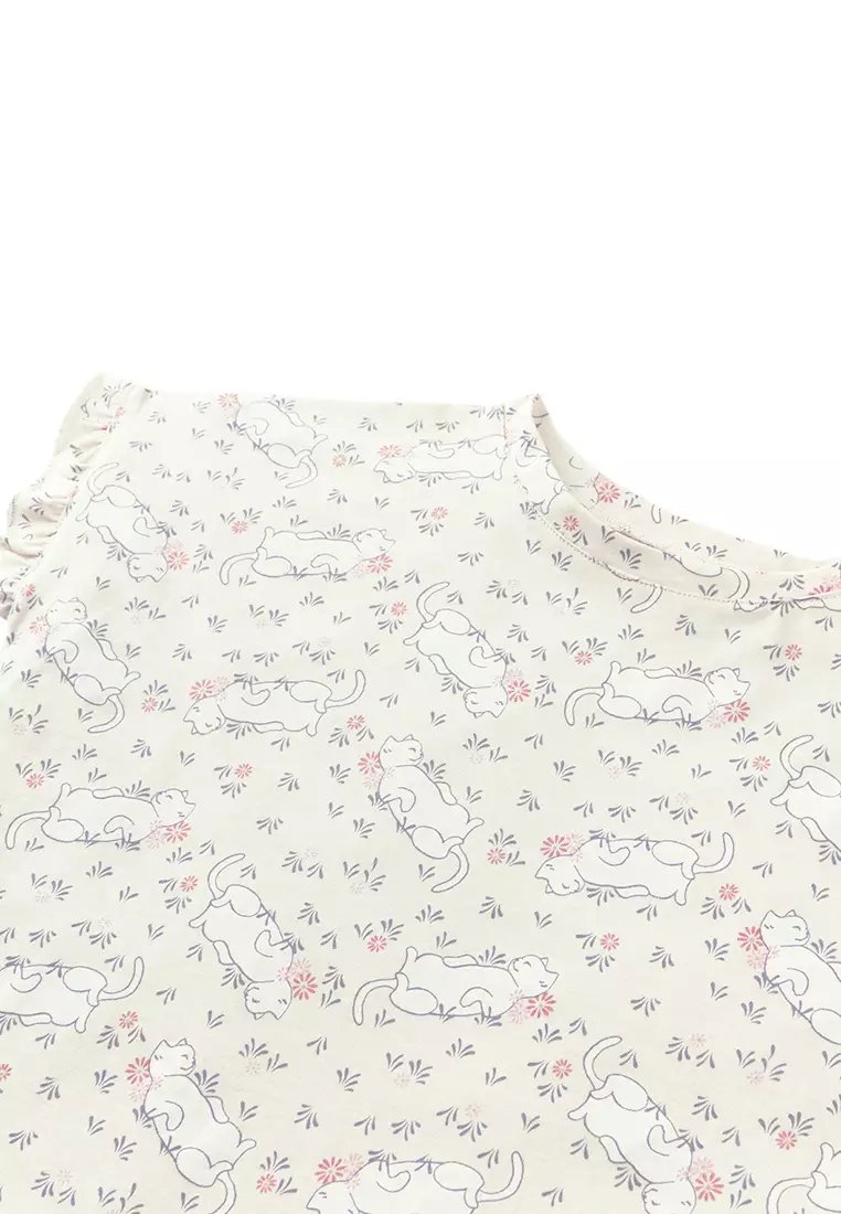 Girls Delphine Tee Felina With Ruffle Sleeves