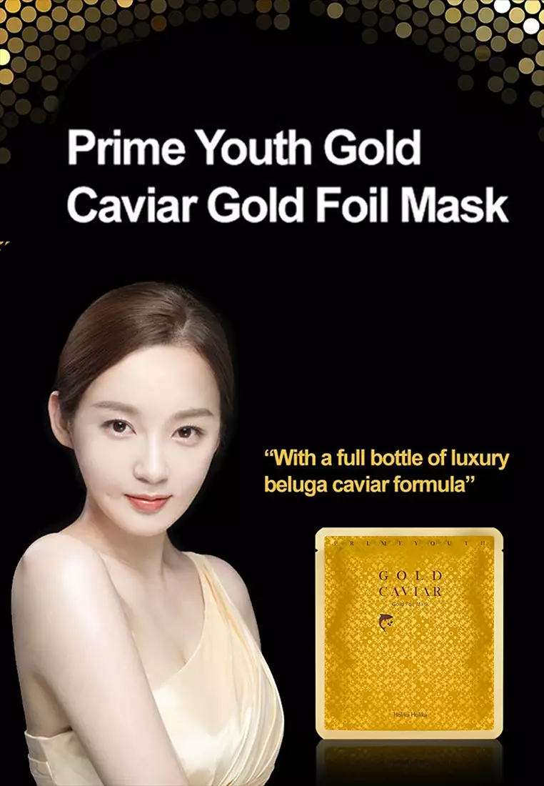 Holika Holika Prime Youth Gold Caviar Gold Foil Mask