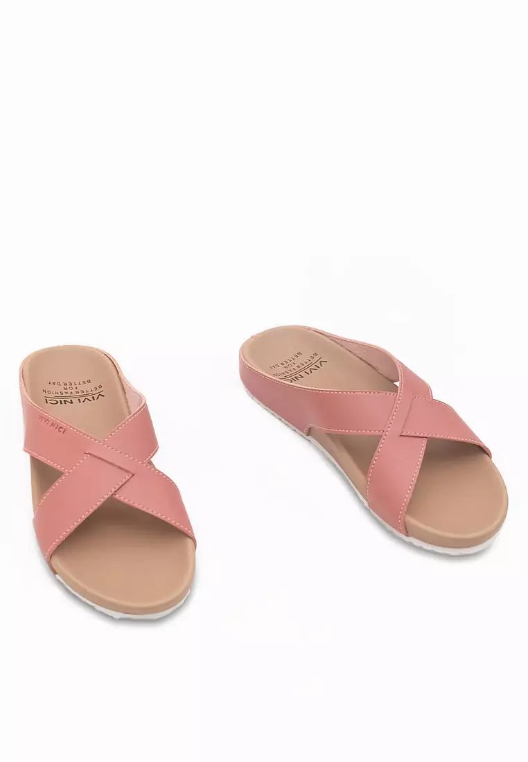 VIVI NICI - Melly Sandal Wanita Cherry