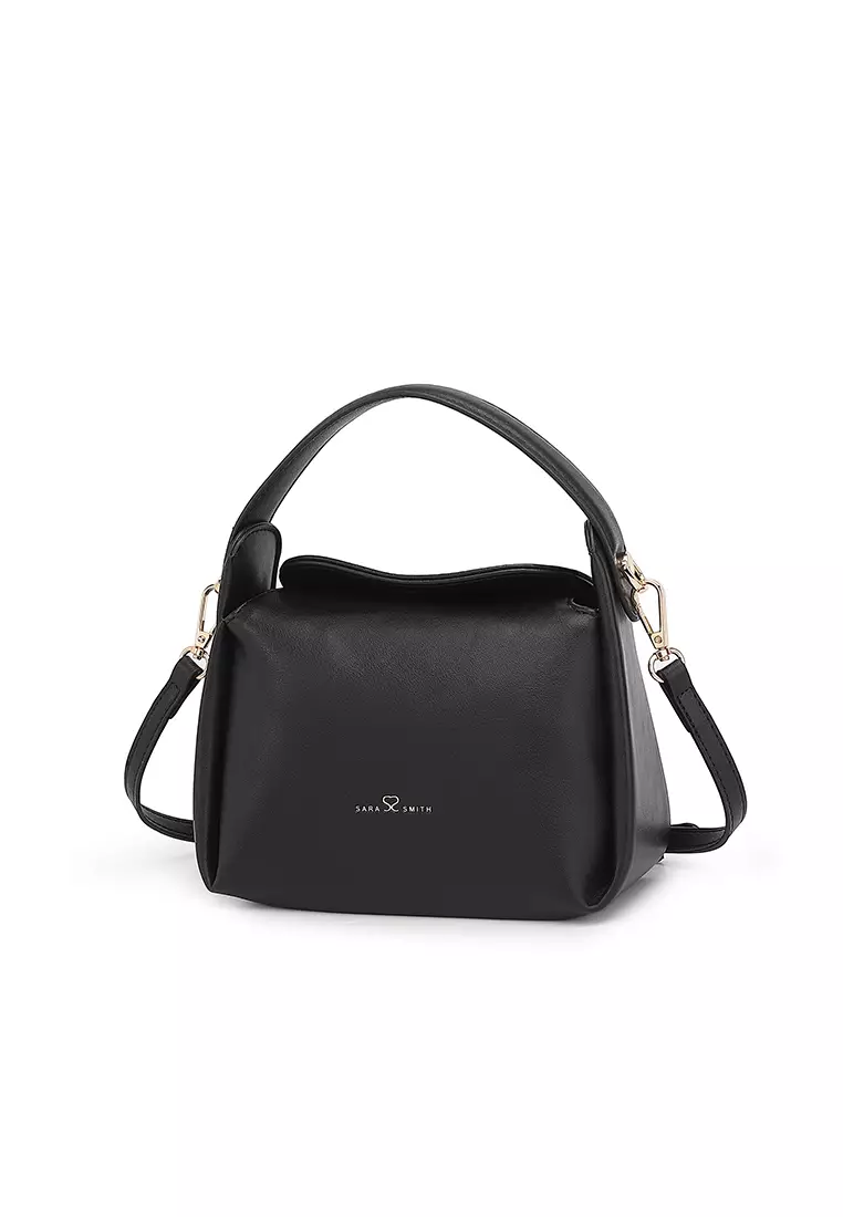 Women's Top Handle Bag / Sling Bag / Crossbody Bag - Black