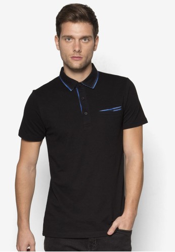 撞色滾邊POLO 衫, 服飾, Poloesprit china衫