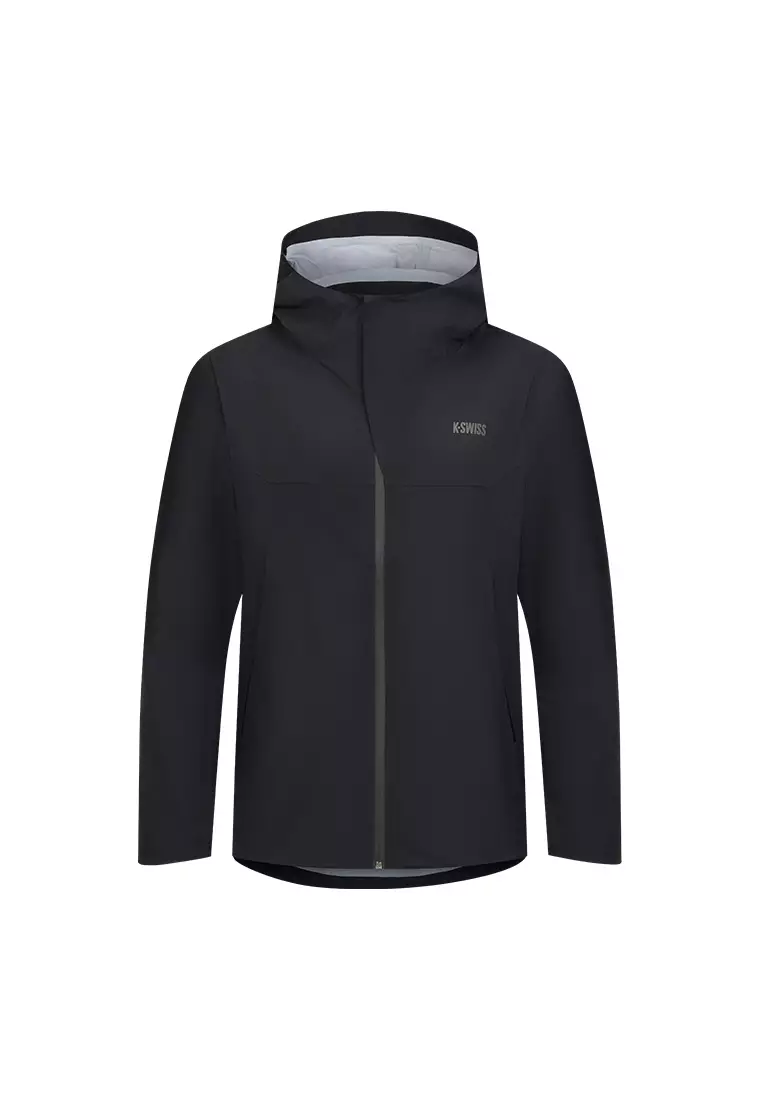 男裝 K-SWISS LOGO 防風防水輕量沖鋒衣 外套