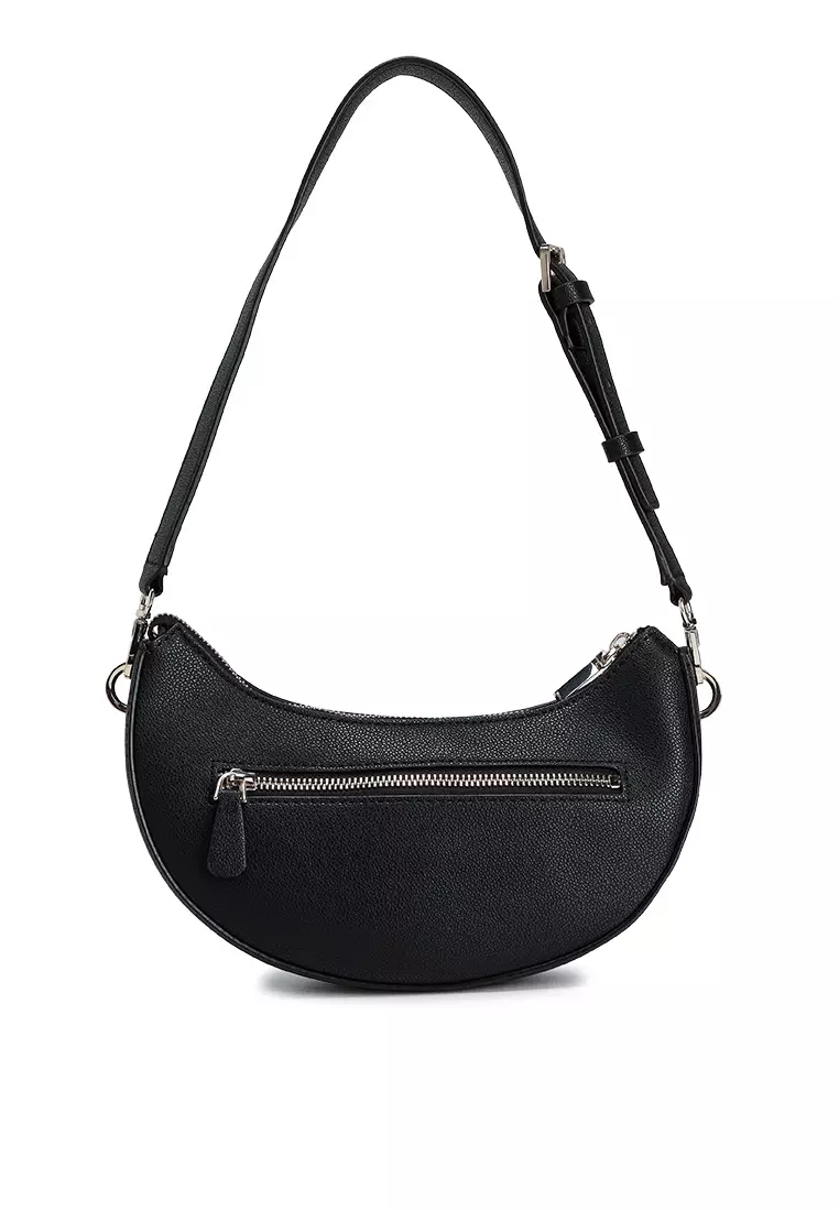 【国内発送】GUESS＊Nastra Top-Zip Shoulder Bag Buy Guess Nastra Top Zip Shoulder Bag 2025 Online | ZALORA