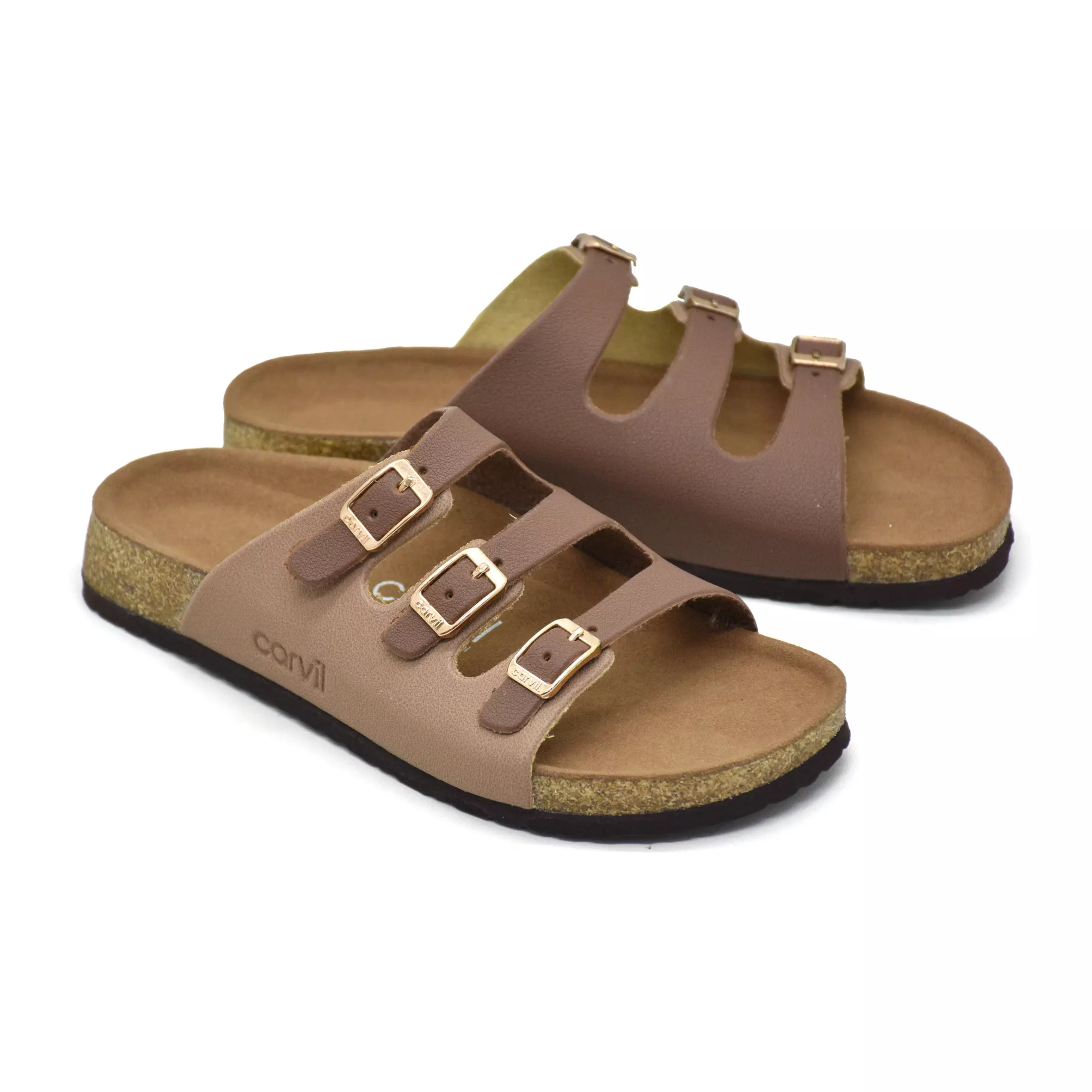Carvil Sandal Wanita Callista-05 L Brown/Mocca