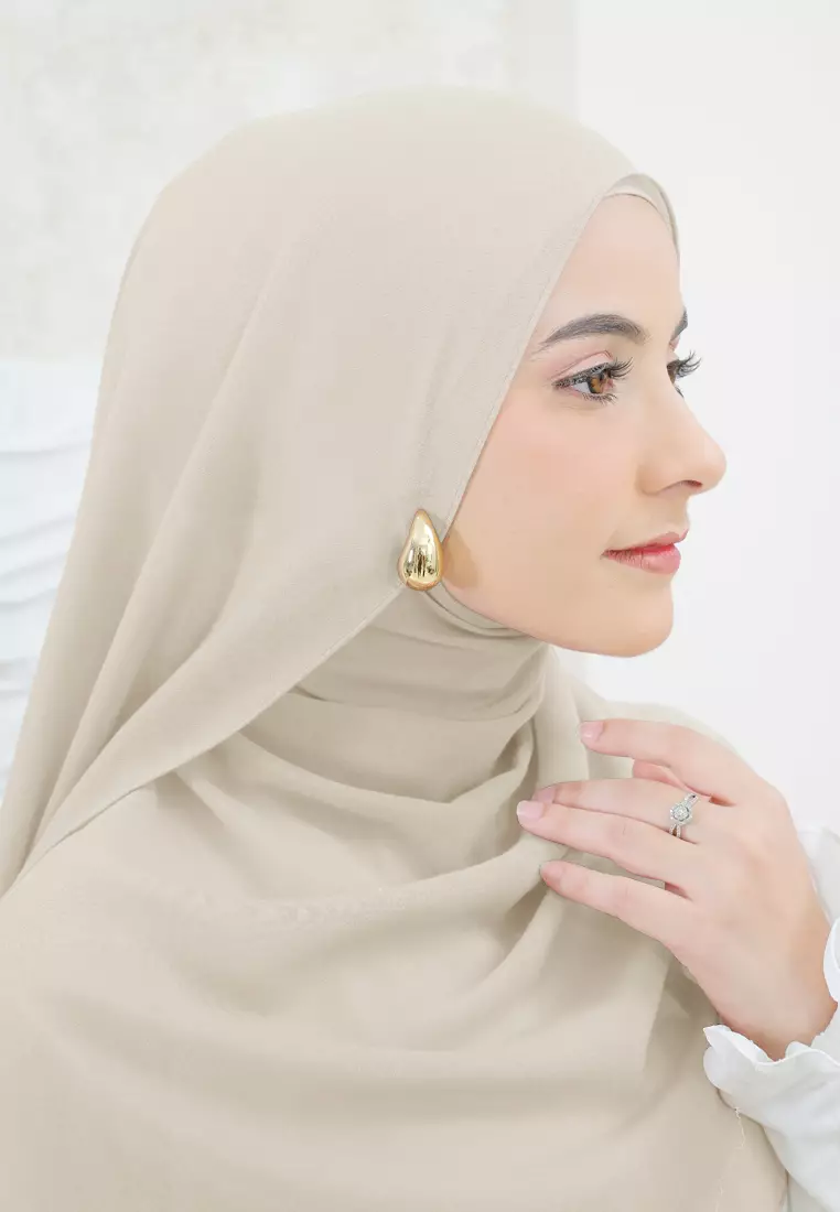 Cotton Bee - Ramya Shawl | Pashmina Viscose - Khaki