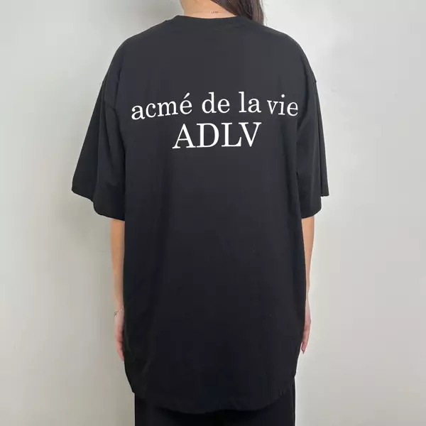 Kaos ADLV GIRL ORANGE BLACK TSHIRT 100% ORIGINAL