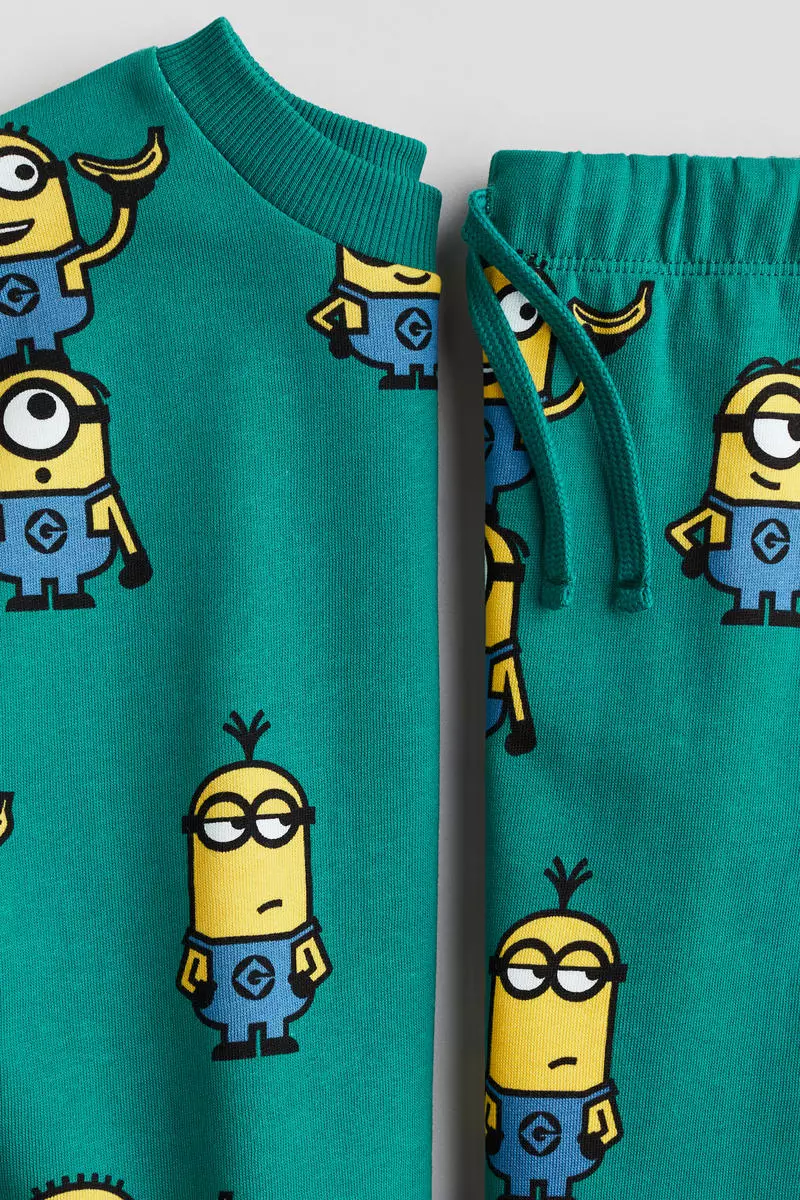 2-piece printed sweatshirt set