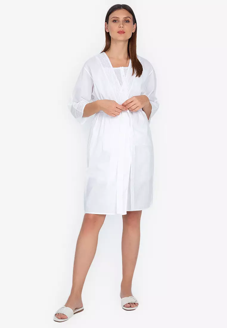 Buy Antukin Sleepwear Leila Cotton Robe 2024 Online