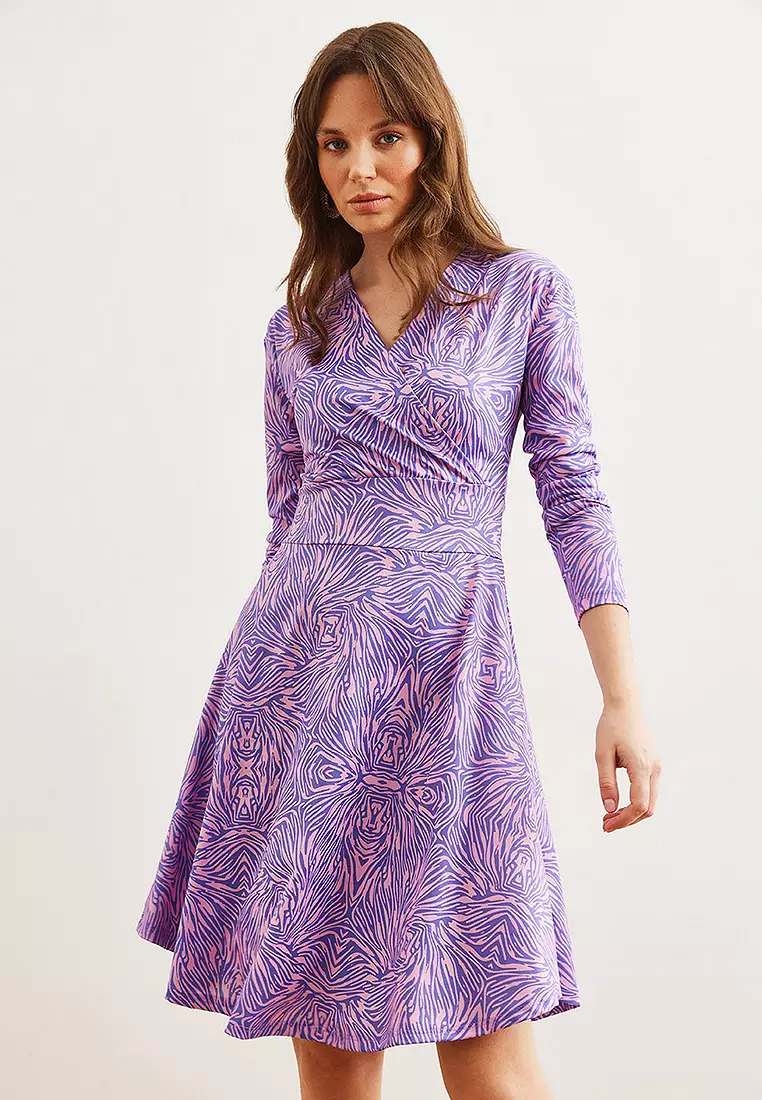 Double-Breasted Knitted Dress