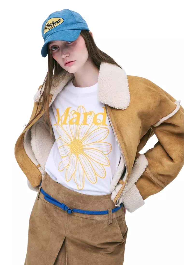 Tshirt Flowermardi - White Tangerine