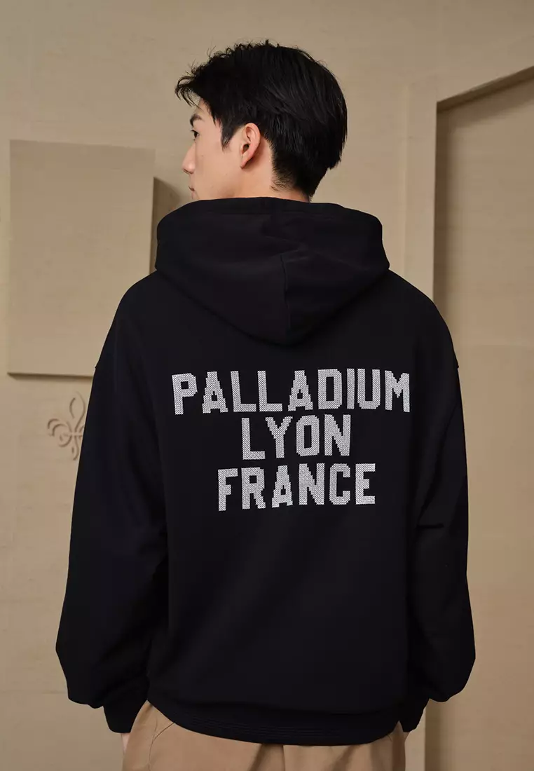男裝 PALLADIUM LOGO 寬鬆連帽衛衣
