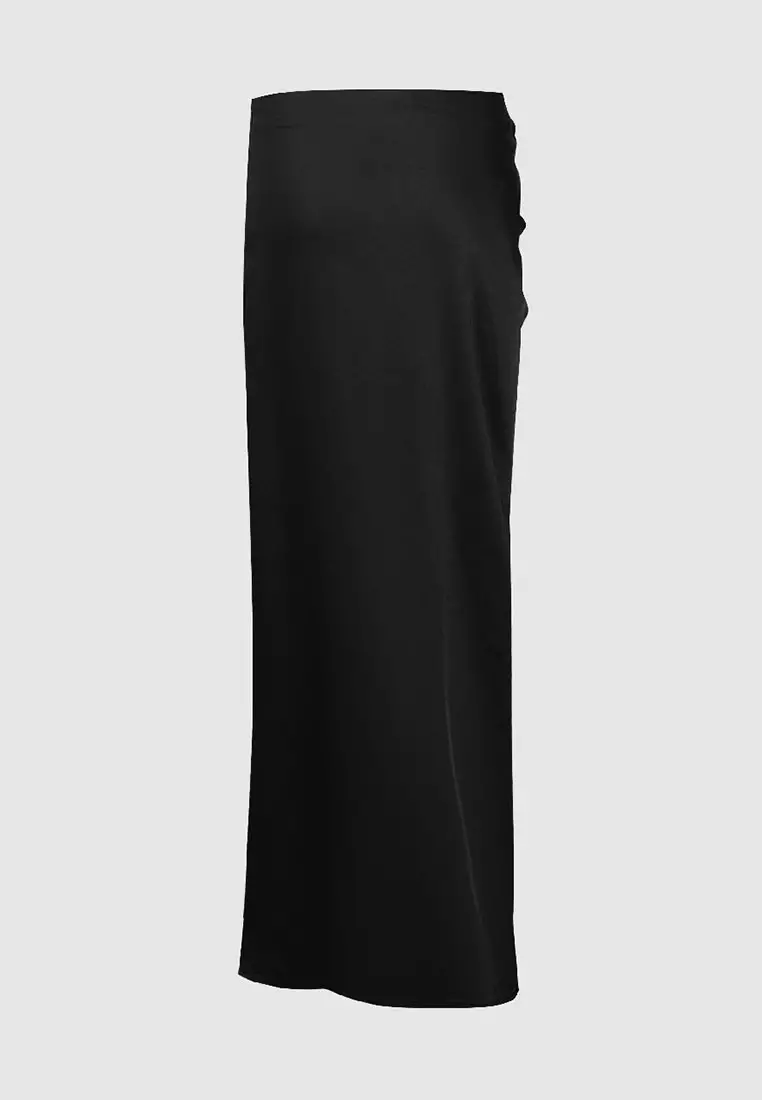 UR秋季新款女装时髦气质设计感褶皱流苏半裙UWG540085