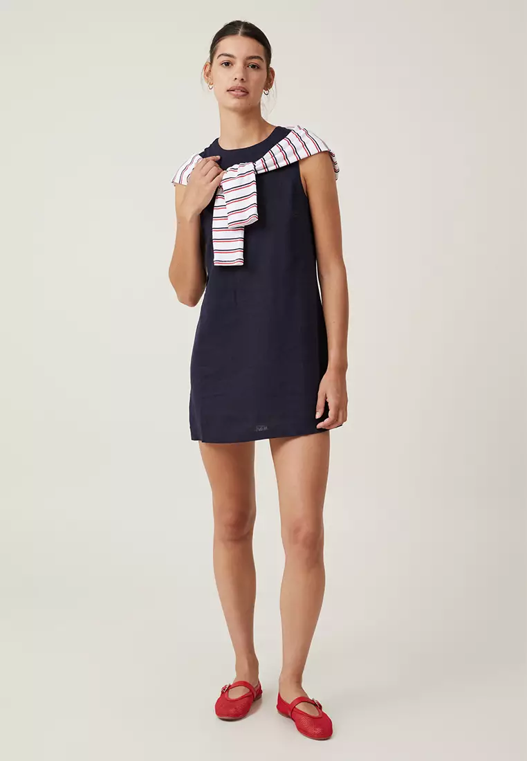 Haven High Neck Mini Dress