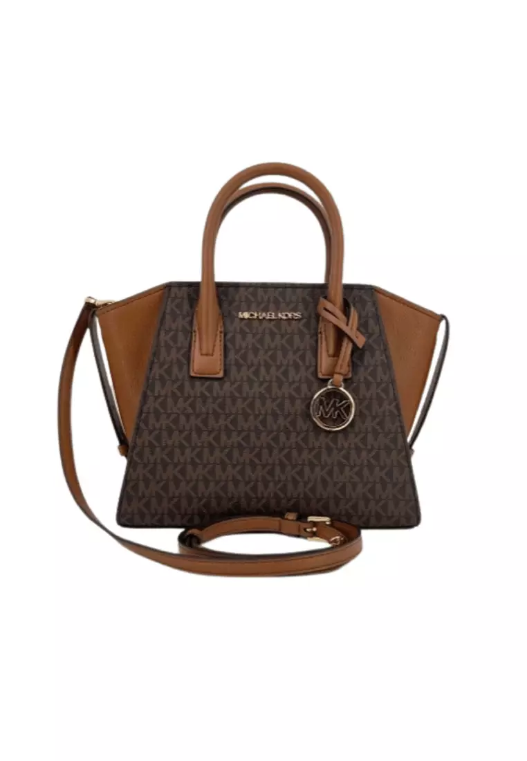 michael kors purse dark brown