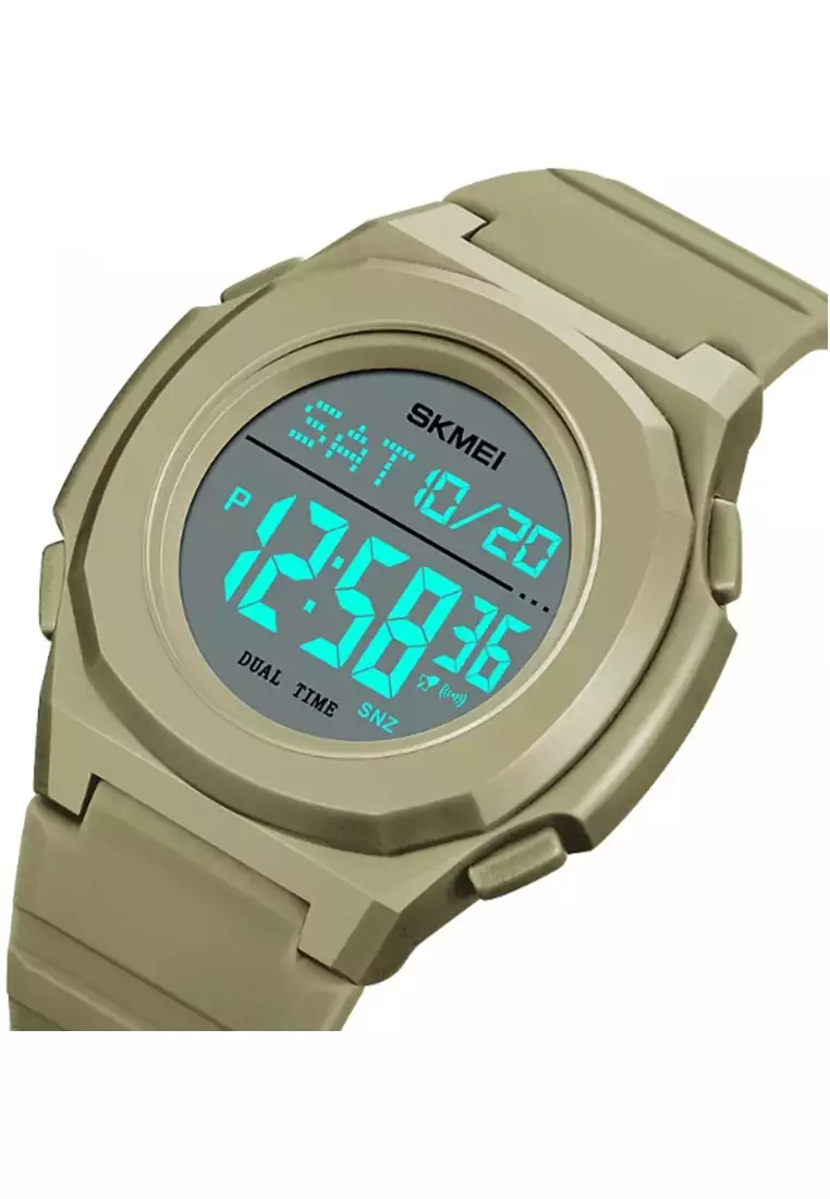 Jam Tangan Digital Pria Waterproof Many Function Strap Tali Material PU Silicone IR35 ORIGINAL