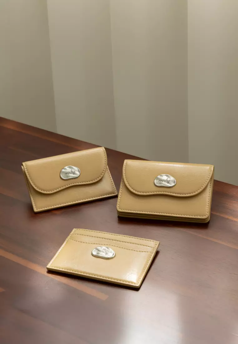 AURORA P Vegan Leather Wallet Honey